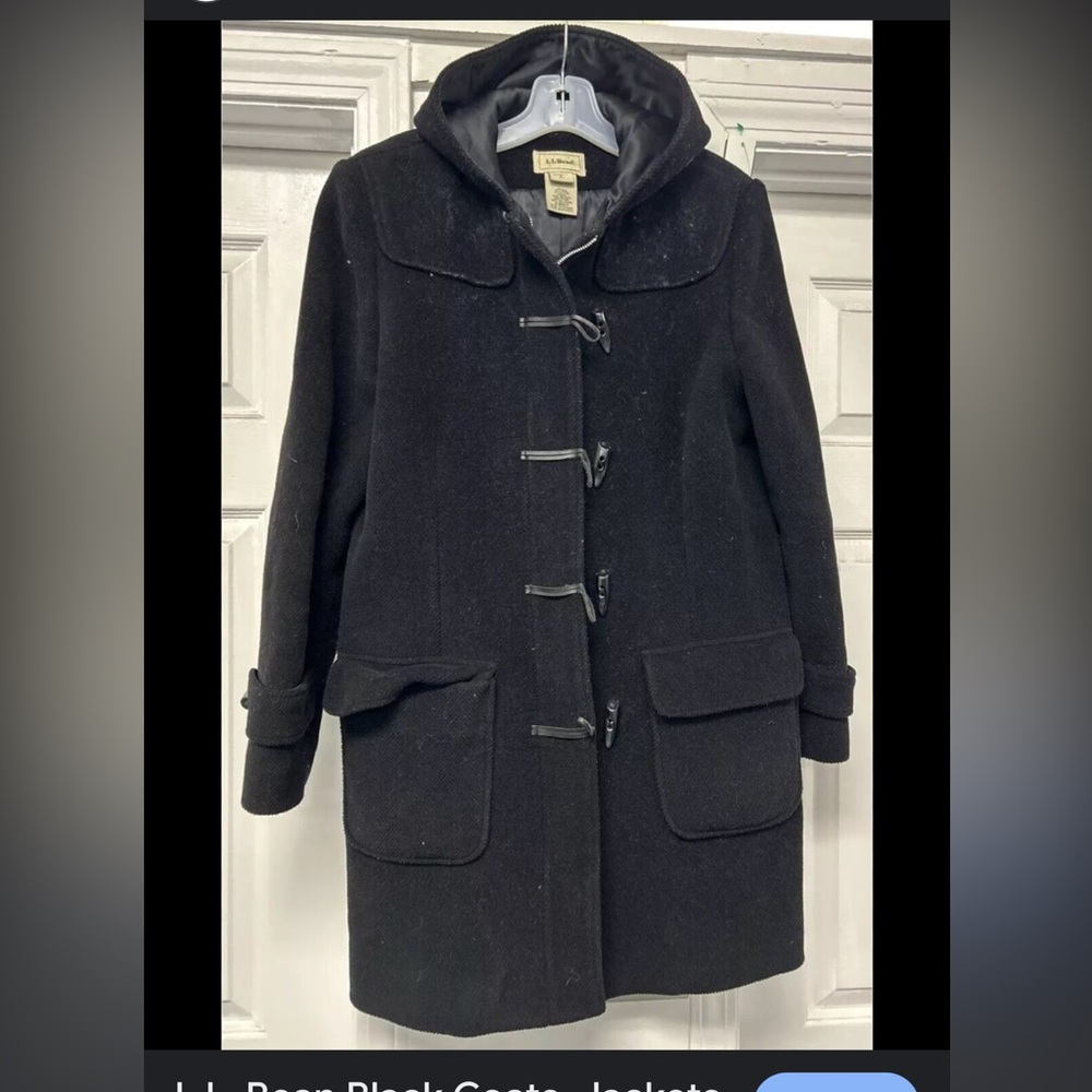 L.L. Bean Black Coat